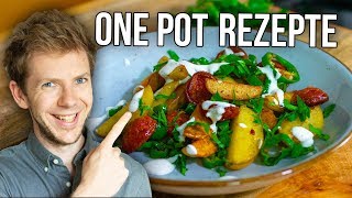 3 One Pot Rezepte mit wenig Abwasch  Studentenküche  Lets Cook [upl. by Leahcimnoj]