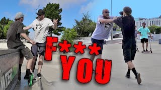 SKATEBOARDING MELTDOWN Caught in 4K He Attacked [upl. by Rennane]