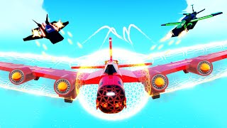 2 Fighters vs 1 OVERPOWERED PLANE [upl. by Petra973]