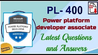 Part20  Microsoft Power Platform Developer Associate PL400  Practice Questions and Answers [upl. by Karr551]