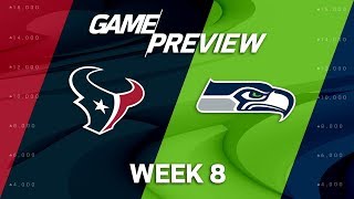 Houston Texans vs Seattle Seahawks  Week 8 Game Preview  Move the Sticks [upl. by Sindee]