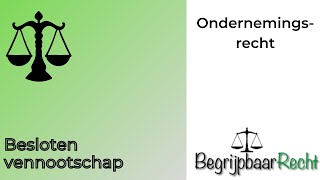 Ondernemingsrecht besloten vennootschap bv [upl. by Anelis674]