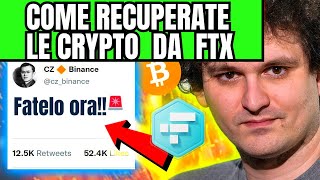 SVOLTA FTX Ecco come recuperare le tue Crypto GUIDA COMPLETA STEP BY STEP [upl. by Pollyanna77]