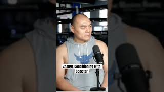 Championship MINDSET Zhilei Zhang Trains with Scooter boxingtraining boxingconditioning [upl. by Jaquith]