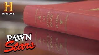 Pawn Stars EXPENSIVE BASEBALL BIBLE NEEDS TWO APPRAISALS Season 17  History [upl. by Yleve]