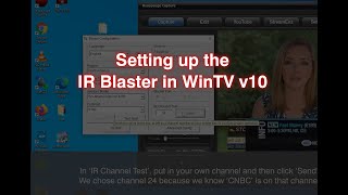 Setting up the IR Blaster in WinTV v10 [upl. by Ahsert]