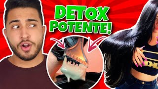 DETOX CAPILAR com ARGILA verde RECEITA caseira POTENTE para CABELO OLEOSO e CASPA [upl. by Azarcon325]