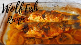 how to make the best OVEN GRILLED wolfFish [upl. by Anihpled]