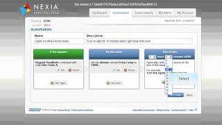 Nexia Tutorial Automations [upl. by Tsew194]