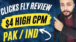 ClicksFly Review  High Paying URL Shortener Earn Money [upl. by Eilrak]