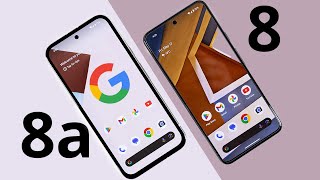 Google Pixel 8a vs Pixel 8  Performance Camera Battery [upl. by Tiphanie]