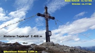 Hinterer Tajakopf Ehrwald  Biberwierer Scharte  Coburger Hütte Mieminger Kette Tirol Österreich [upl. by Kieffer686]