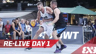 ReLive  Day 1  Prague  2016 FIBA 3x3 World Tour  3x3 Basketball [upl. by Aliek845]