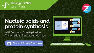 Nucleic Acids and Protein Synthesis  Biology Alevel  Discord Study Session [upl. by Sirahs]