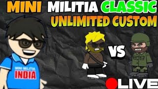 Mini Militia Classic Live  Mini Militia Classic Live Custom Room  Mmc Live [upl. by Philemol]