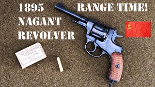 Range Time Shooting the 1895 Nagant Revolver in 762x38mmR [upl. by Ahseiym903]