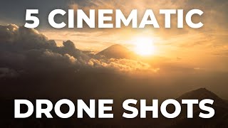 Top 5 Cinematic Drone Shots You NEED to Try [upl. by Mlawsky]