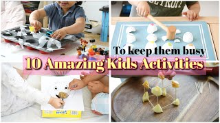 10 Simple Amazing KIDS ACTIVITY IDEAS to keep them entertained  2 years CHILDREN ACTIVITIES [upl. by Flin]