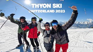 Thyon ski  Switzerland 2023 [upl. by Buehler53]