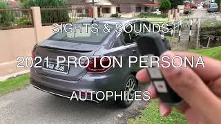 CAR ASMR  2021 Proton Persona  Sights amp Sounds [upl. by Sucy]