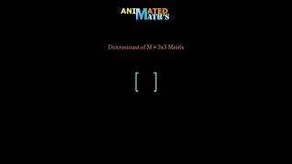 quotDeterminant of Matrices 2x2 and 3x3quot shorts [upl. by Dewees]