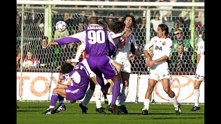 Fiorentina vs Roma FULL MATCH HD Serie A 20012002 [upl. by Aronek]