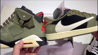 Travis Scott Black Olive Jordan 1 Low 🫒 [upl. by Lazarus]