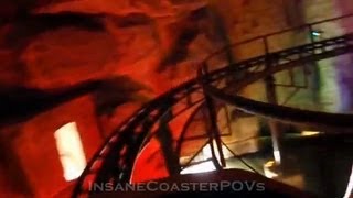 Lost Karst Cave Roller Coaster Onride POV Jin Jiang Action Park [upl. by Leeban]