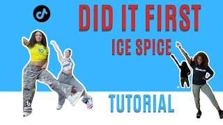 Did it first Ice Spice EASY DANCE TUTORIAL Beginner Friendly [upl. by Ayra]