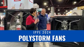 IPPE 2024 Georgia Poultry Polystorm Fans [upl. by Aloke]