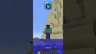 How to Avoid Making Mistakes at different Ranks minecraft shorts meme [upl. by Noyes656]