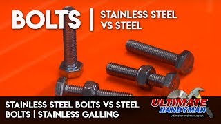 Stainless steel bolts vs steel bolts  Stainless galling [upl. by Dennet]