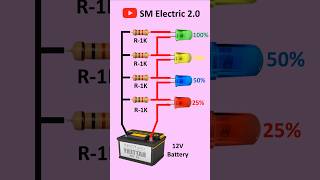 Battery Level Indicator Circuit Diy Project shorts short diyprojects [upl. by Jeroma625]