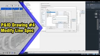 Autocad PampID Drawing  Modify Line Spec 04 [upl. by Mitran131]