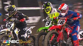 Supercross Round 1 at Anaheim  EXTENDED HIGHLIGHTS  1420  NBC Sports [upl. by Yrreb696]