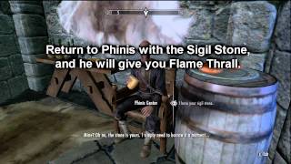 Skyrim  Get Dead Thrall  Conjuration Ritual Spell Walkthrough  Master Spells [upl. by Natam]