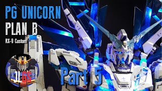 PG UNICORN PLAN B PART 5 Backpack amp Beam Javelin  Custom Gunpla Painting [upl. by Ereynihc765]