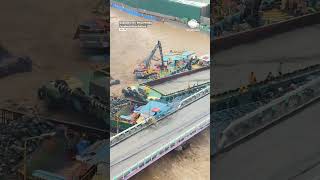 Typhoon Chaos Barges Collide with Bridge in Philippines [upl. by Oile]