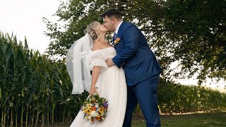 Beautiful Family Home Wedding  Elburn IL  Hannah amp Tom Wedding Highlight Film [upl. by Mihalco]