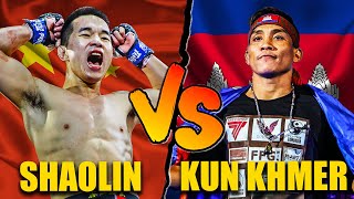 Shaolin Monk vs Kun Khmer Champion  Xie Wei vs Chan Rothana [upl. by Nadya]