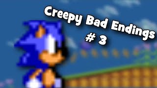 Creepy Bad Endings Sonic The Hedgehog 2 [upl. by Hanleigh]