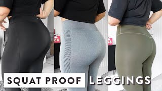 Best Squat Proof Leggings  Curve Gym Wear from Gymshark Asos Flexxfit USA Pro [upl. by Anairol31]