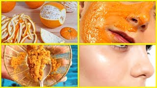 Skin Whitening With Orange Peels Face Pack for Glowing Skin  100 Effective [upl. by Aidile]