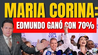 MARIA CORINA EDMUNDO GANÓ CON EL 70  Y ES EL PRESIDENTE ELECTO HAY PRUEBAS [upl. by Oek]