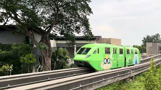 View of Sentosa Express monorail Singapore [upl. by Pulsifer594]