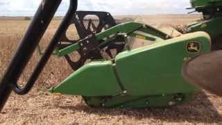 John Deere STS 9750 Flex Draper 635 colhendo soja Ipiranga do Norte  MT  video 2 [upl. by Alatea613]