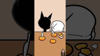 How to make sour mandarin orange sweet🤯 animation cat funny cartoon cute mukbang [upl. by Festa534]