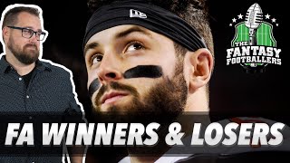 Fantasy Football 2019  FA Winners  Losers Scoring Debates Smackeroos  Ep 704 [upl. by Joelynn]