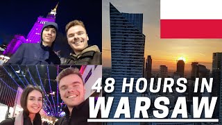 48 Hours Exploring WARSAW Poland Travel Vlog [upl. by Accisej]