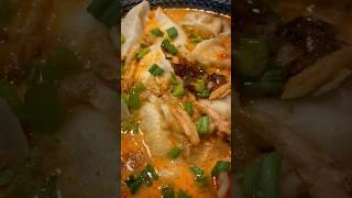 Red Thai Curry Wonton Soup asianmeals wontonsoup curryrecipe [upl. by Naid]